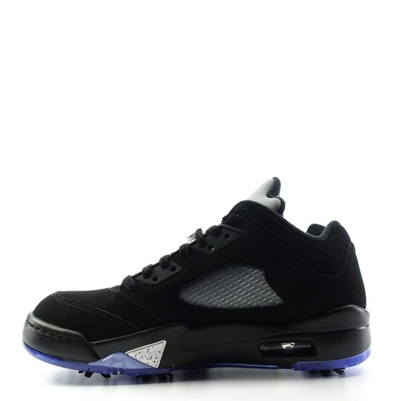 Nike Air Jordan V Retro Low Golf Shoes Black Silver Fire Red CU4523-003 Mens 8 main image 7